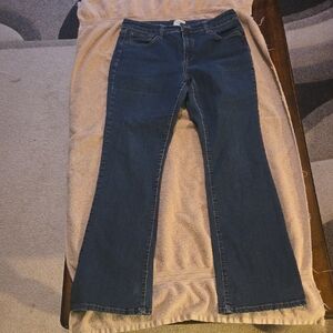 St. John's Bay Dark Blue Flare Jeans